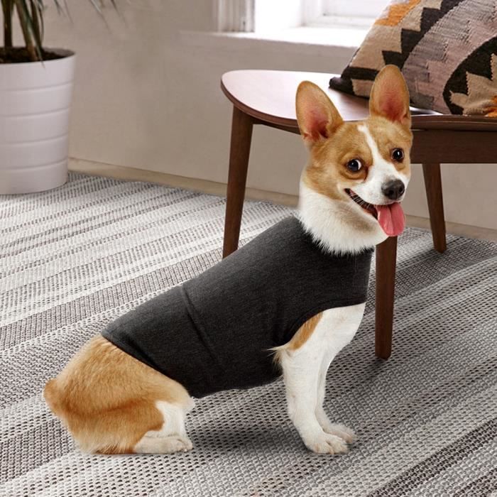 Keenso Chien ThunderShirt Gris Foncé Pet Dog ThunderShirt Anti Anxiety