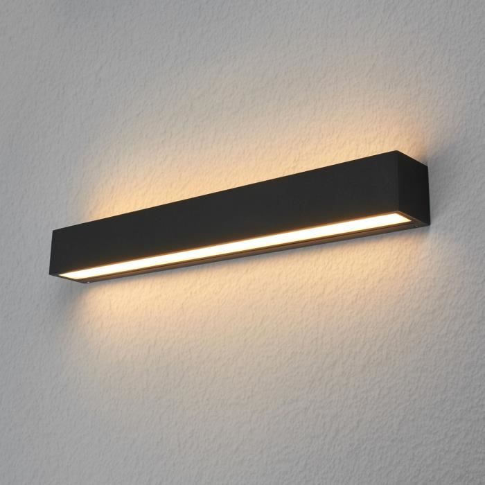 Lampenwelt applique extérieure LED Tuana - Cdiscount Maison