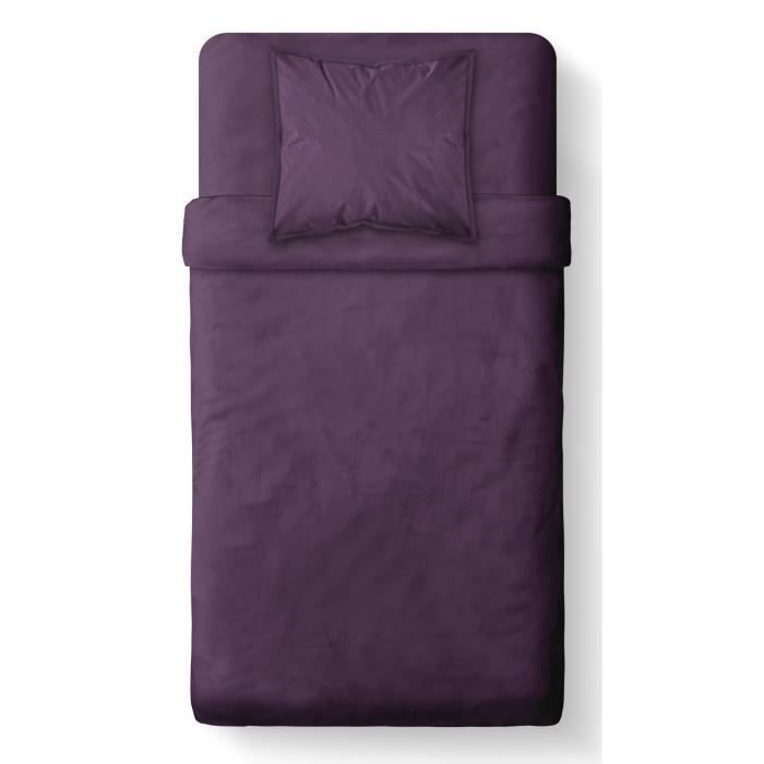 TODAY  Housse de couette 100% Coton 140x200cm DEEP PURPLE 