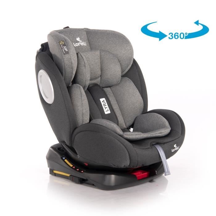 Siège auto bébé ISOFIX groupe 0+/1/2 (0-36 kg) Lyra Lorelli gris - Gris  clair - Kiabi - 199.99€