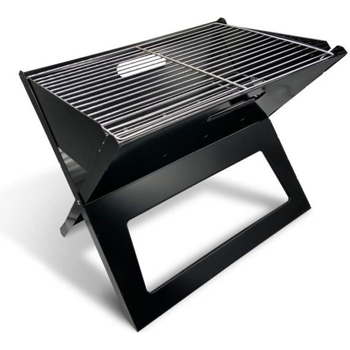 Barbecue - Maestro - MR-1011 - Pliable - Portable - Métal Noir 45x30cm