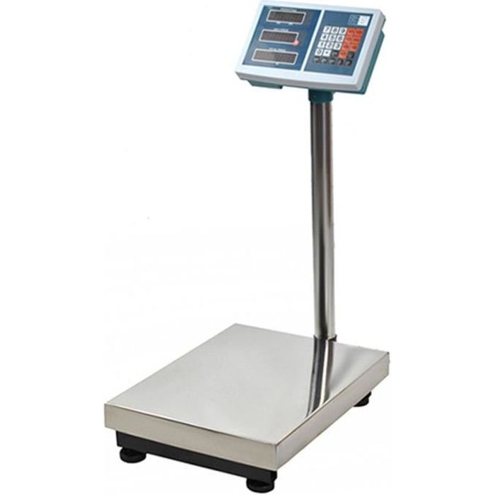 Balance industrielle électronique 100 kg MonMobilierDesign avec écran LCD