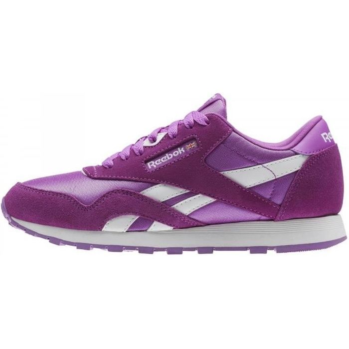 basket reebok violette