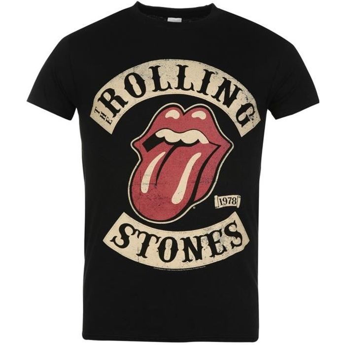 red rolling stones shirt
