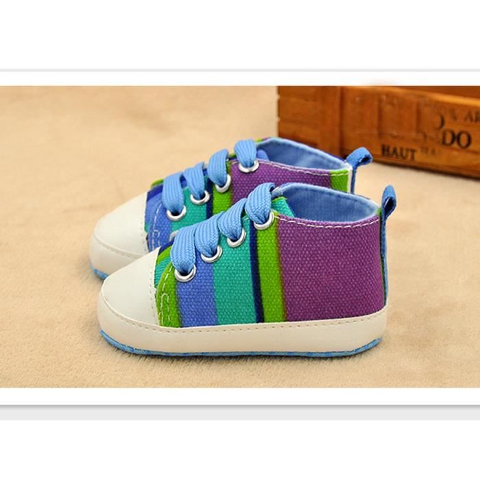 Chaussons Premiers Pas Bébé Garçon/fille - Semelle Souple Antidérapante, Avec Oreilles - Taille 0-18 Mois, Doux Et Chauds - 9