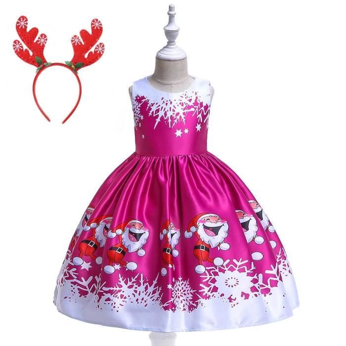 robe fille fushia