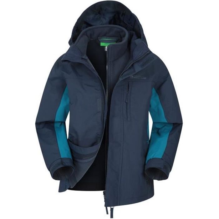 Mountain Warehouse Veste Enfant Gar on Ado imperm able 3 en 1