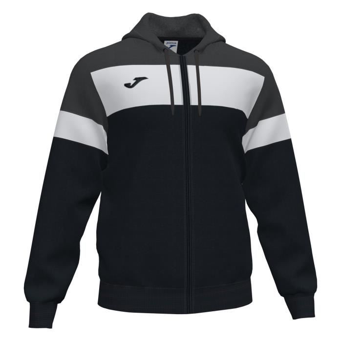 Veste à capuche Joma Crew IV - Noir/Gris/Blanc - Homme - Sports dhiver - Ski