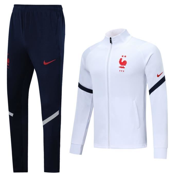 Veste Nouveau Survêtement Maillot Equipe de France 2 Etoiles 2020 2021 Survet Kit Pas Cher pour