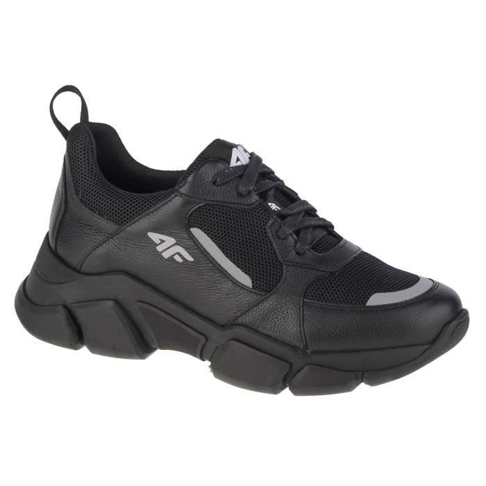 4F Sneakers 4F Wmns Casual H4L-OBDL254-21S - Femme - Noir - Synthétique - Lacets - Plat