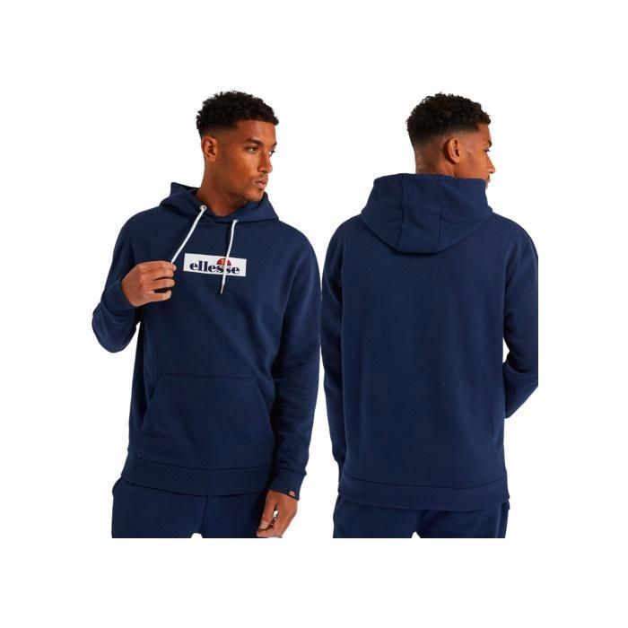 Sweat Ellesse homme bleu marine CRESTIDA Bleu Cdiscount Pret a Porter