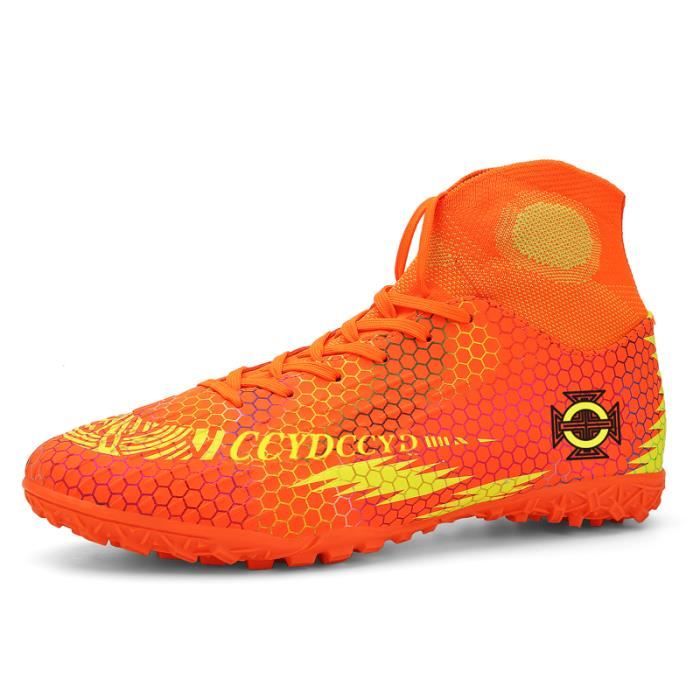 Chaussures De Football Homme - Crampons Professionnels Pour Terrain Herbe, Synthétique Ou Terre - Taille 35-45
