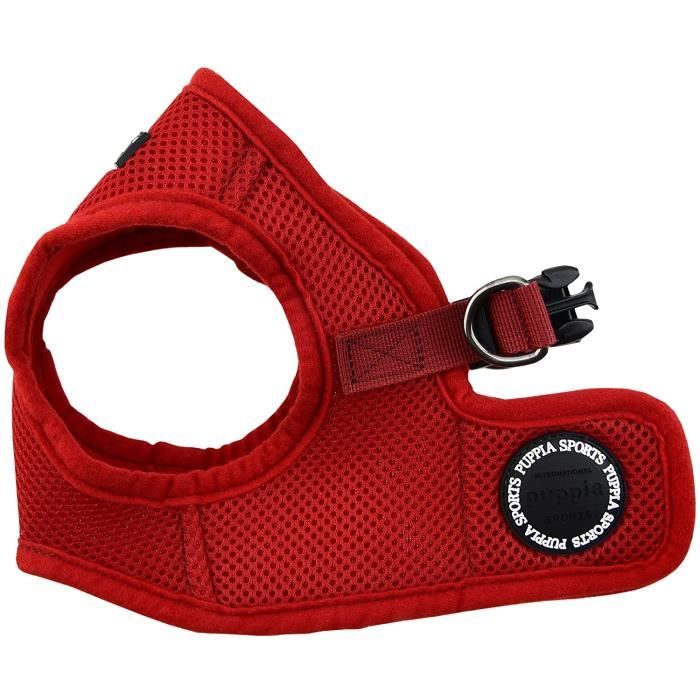 Meilleurs prix pour Puppia Harnais pour Chien Soft  XL  Rouge Vin