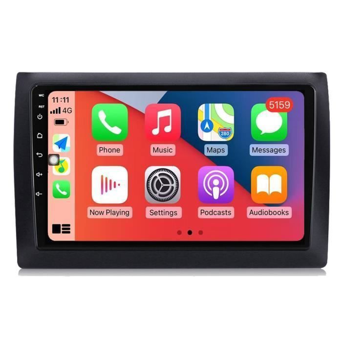 Radio Android 13 Para FIAT Stilo 2002-2010 - 9 Pulgadas, CarPlay, Android Auto, GPS, WiFi, Cámara Trasera