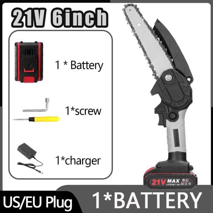 Cecotec Scie à Élaguer 6" (15,2 Cm) à Batterie 21 V