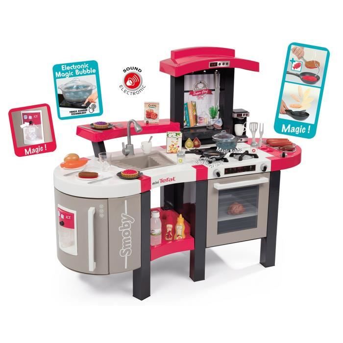 SMOBY Tefal Cuisine Super Chef Deluxe + 46 Acs - Cdiscount Jeux - Jouets