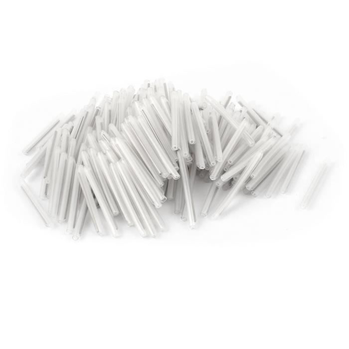 sourcingmap/® 100 Pcs gaine protection tube raccord Fibre Optique Gaine thermor/étractable 4cm