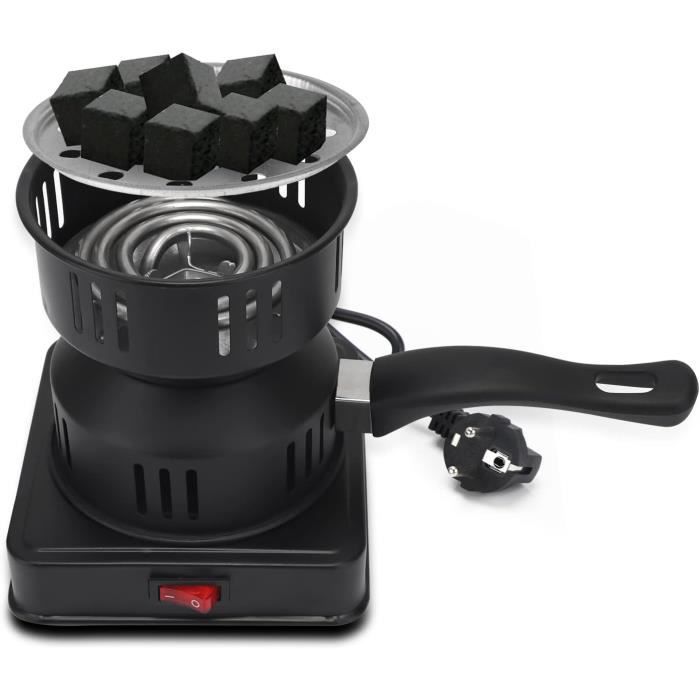Allume-charbon électrique RANJIMA 450-600W - Pour Barbecue Et Narguilé - Portable Avec Poignée Amovible
