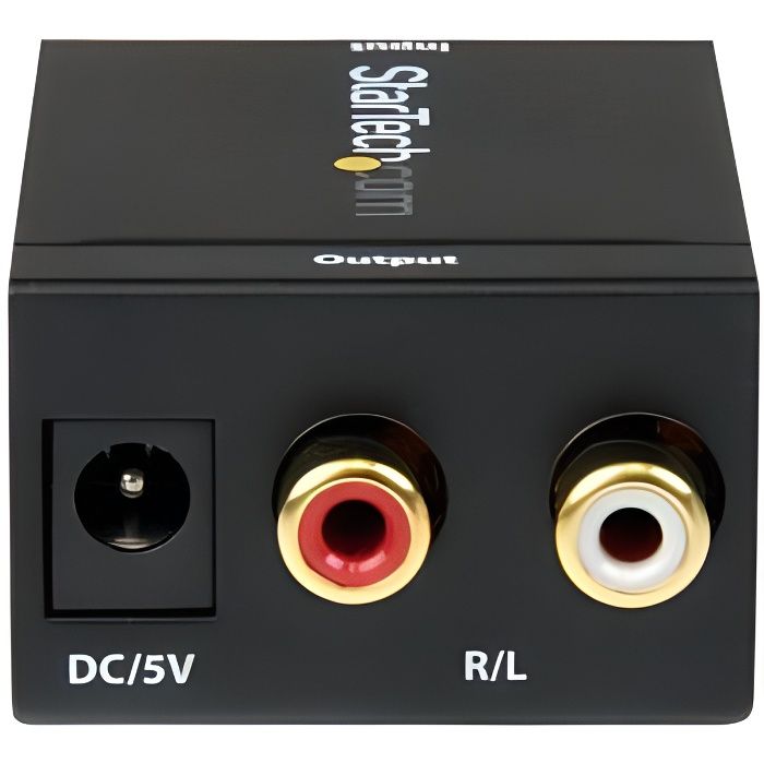 STARTECH Convertisseur audio coaxial numérique ou Toslink optique SPDIF vers RCA stéréo