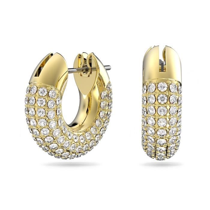 Boucles d'Oreilles femme - SWAROVSKI - Boucles d'oreilles Swarovski Dextera dorées