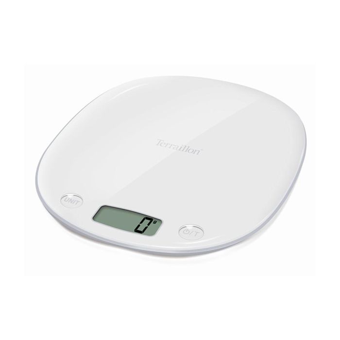 Balance de cuisine - TERRAILLON - MACARON MERINGUE - 5 kg - Électronique - Blanc