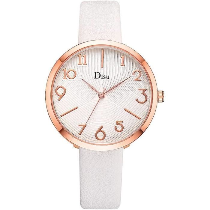 Montre Femme Analogique Bracelet Cuir - Neuf Sans étiquette, Style Classique