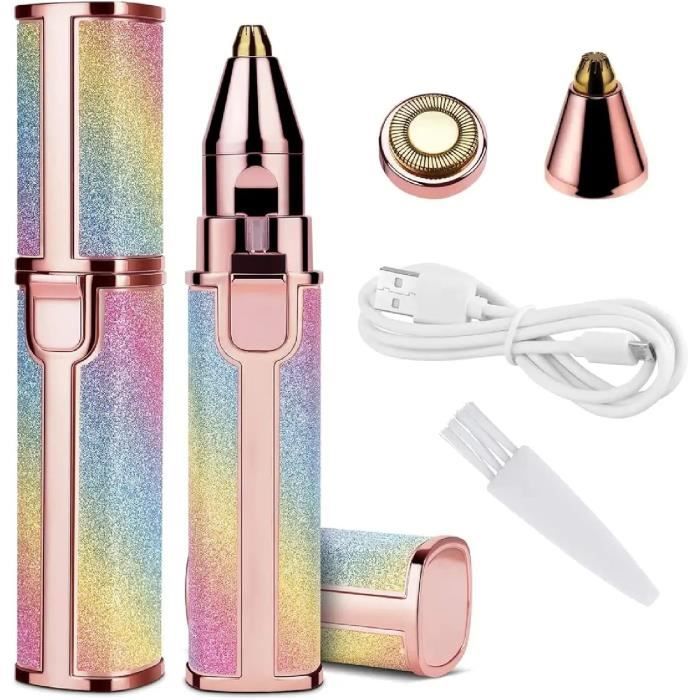 Épilateur Visage Peaux Sensibles Usb Rechargeable Épilateur De Précision
