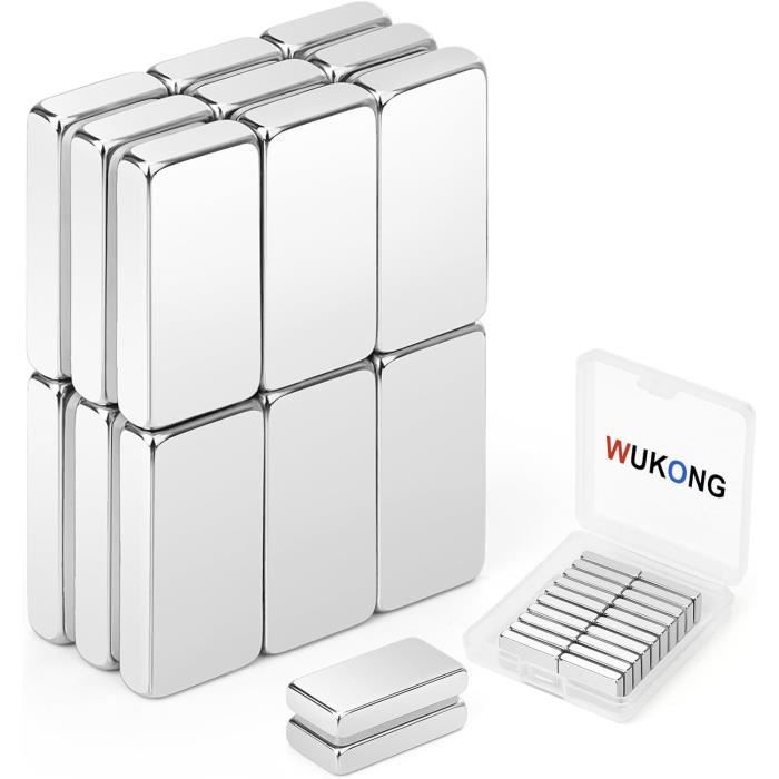 DIYMAG Lot De 24 Aimants En Néodyme étanches Avec Revêtement époxy