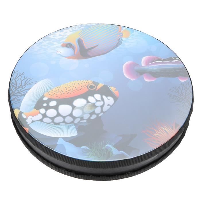 Tambour D'océan 25cm Tambour à Vagues Tambour De Mer à Percussion