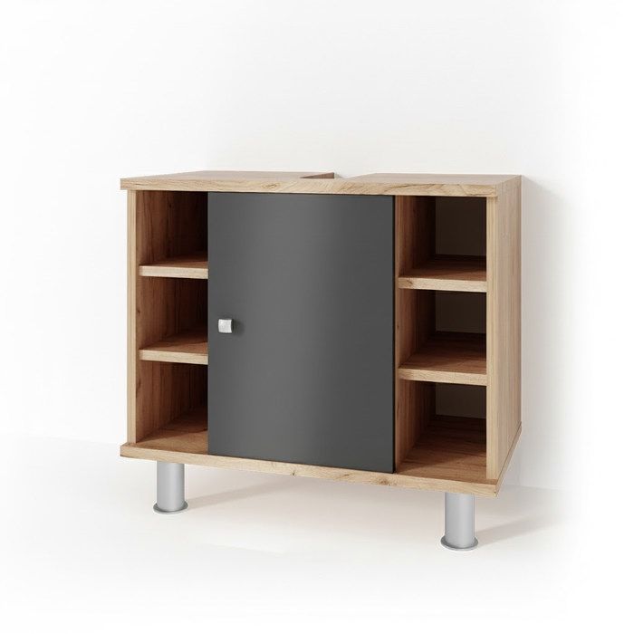VICCO MEUBLE SOUS-VASQUE FYNN Chêne Sonoma - meuble bas EUR 77,90 - FR