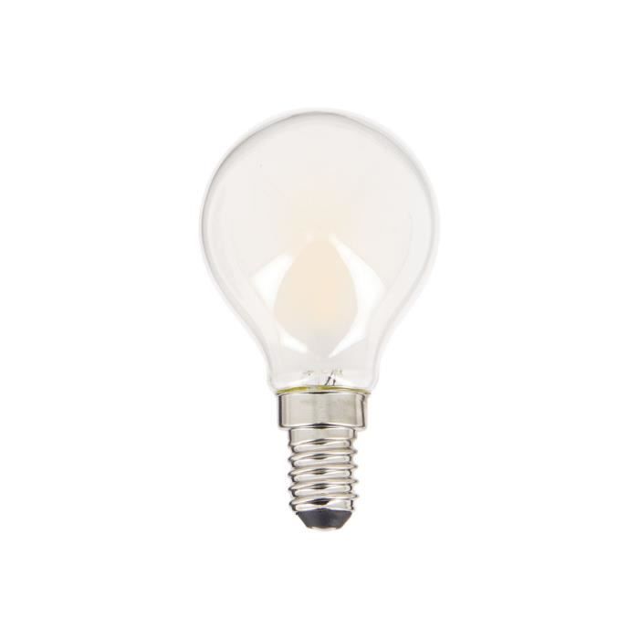 Ampoules Filament LED Sphériques, B22, 60W blanc neutre - XANLITE