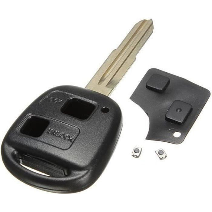 Télécommande coque de clé plip Toyota 2 boutons Yaris, RAV4, Celica Télécommande coque de clé plip Toyota 2 boutons Yaris, RAV4, Celica
