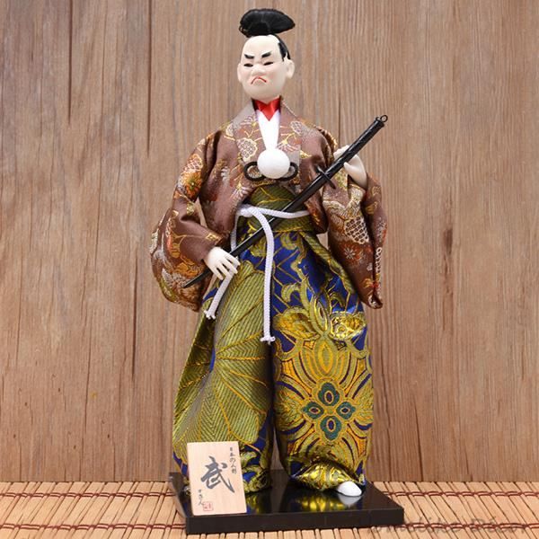 Acheter Poupées japonaises ethniques, Figurines miniatures de 9 pouces, artisanat Oriental ancien, Statuette de dame Kabuki