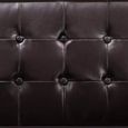 Fauteuil chaise siège lounge design club sofa salon revêtement simili-cuir marron 1102163/3-1