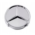 juxinchang - 4pcs Bouchon de Jante 75mm Star Benz Logo Argent Cache Moyeu  Emblème Pour MERCEDES C W202 W203 W204-1