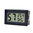 Chambre Thermomètre Hygromètre Mini Digital Humidity Meter Gauge Intérieur Noir Pour Baby Office Serre 5pcs-1