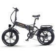 FICYACTO Vélo électrique Pliable classique -20'' R7 Ebike-avec moteur 800W -48V16Ah batterie -Shimano 8 vitesses -Amovible 45KM/H-1