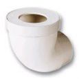 Pipe WC - NICOLL - courte de WC 0 65 95 CW11 - Diamètre 100 mm - PVC - Blanc-1