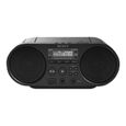 SONY - Boombox ZSPS50B.CED CD USB - AM-FM - Noir - Lecteur de CD / MP3 - 2 x haut-parleur - 2 Watt-1