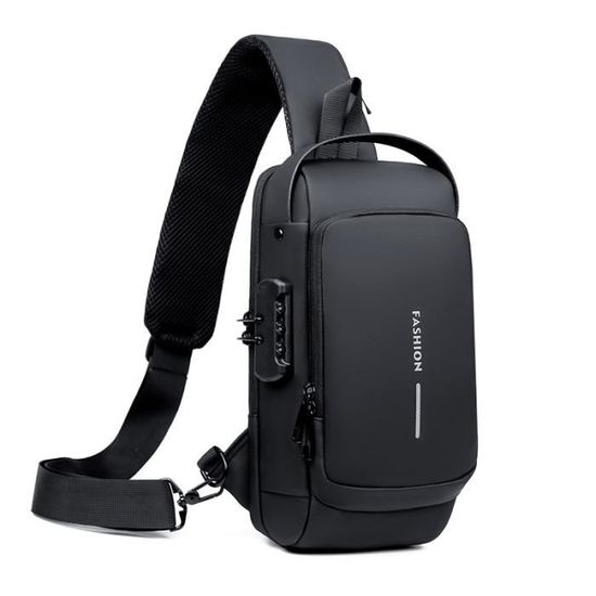 Sac Bandoulière Homme - Imperméable, Antivol, Voyage