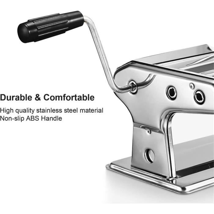 Machine à Pâte Fraiche Laminoir pour Pâtes en Acier Inoxydable avec 9 ...