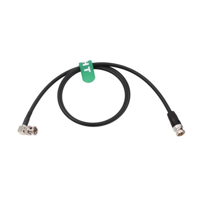 Câbles Vidéo BeMatik Câble Coaxial BNC 3G HD SDI Mâle à Mâle 25cm De