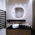 Tulup Miroir - Blanc froid - circulaire avec éclairage LED pour salle de bains Ø 60 cm Chambre-2
