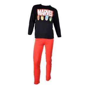 Pyjama Homme Avengers OZABI - 100% Coton, Ceinture Élastique - Licence Marvel