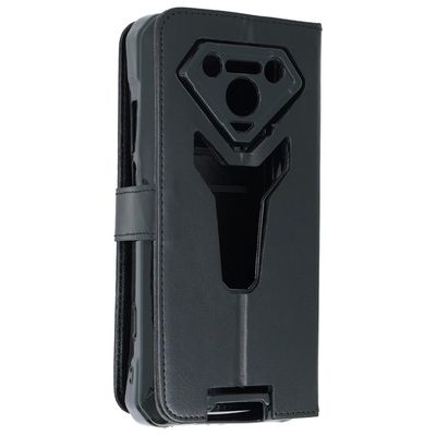 Coque Portefeuille Ulefone Armor 27T Pro + 2 Verres Trempés – Cuir PU à Rayures, étui Magnétique Avec Fentes Cartes