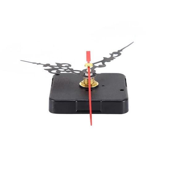 Mouvement D'Horloge à Pendule Quartz DIY - Mécanisme De Remplacement Pour Horloge Murale (Noir/Or/Argent)