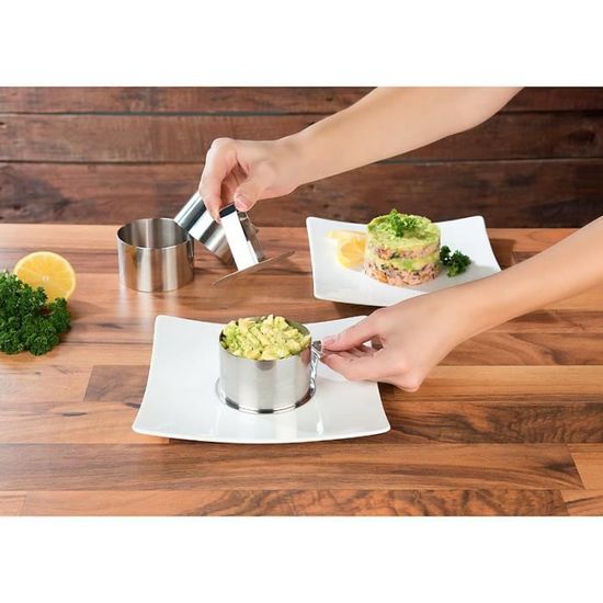 Städter Emporte-pièce de terrasse étoile, 3 pièces acier inoxydable