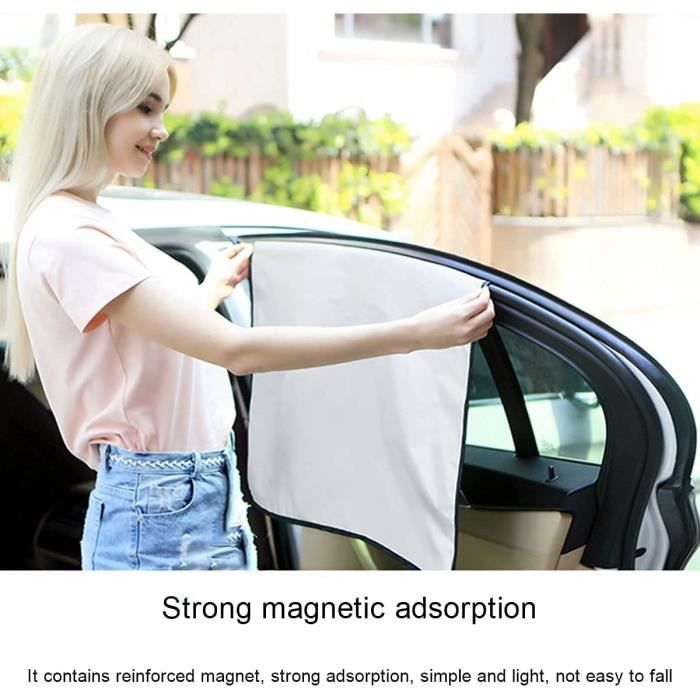 Rideau de protection solaire magnétique pour voiture, rideau de