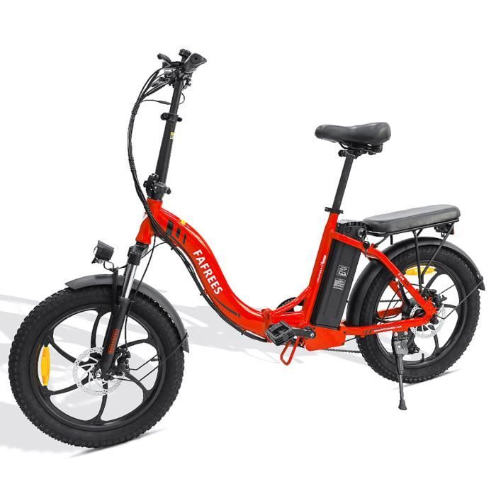 FAFREES F20 velo electrique 20 pouces cadre pliant E bike 7 vitesses avec batterie au Lithium amovible 15AH Cdiscount Sport