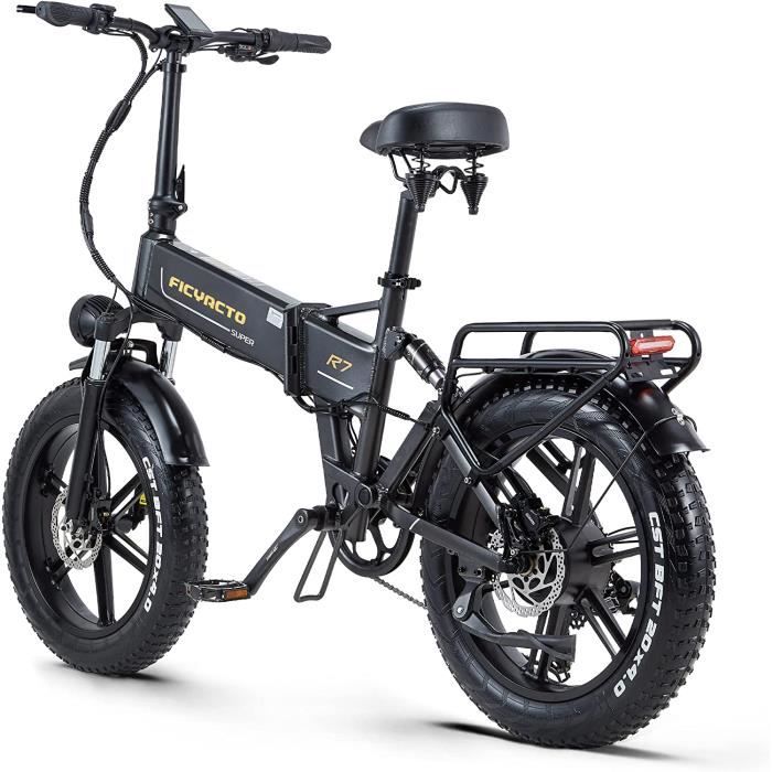 FICYACTO Velo electrique Pliable classique 20 R7 Ebike avec moteur 800W 48V16Ah batterie Shimano 8 vitesses Amovible 45KM H Cdiscount Sport